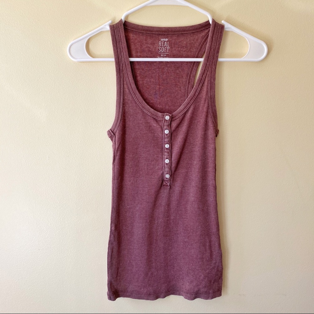 🍋Aerie Tank Top Red🍋